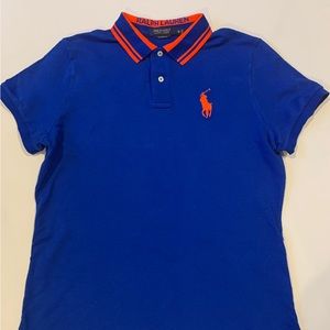 Ralph Lauren Polo Golf Tailored Fit XL Women Blue and Red